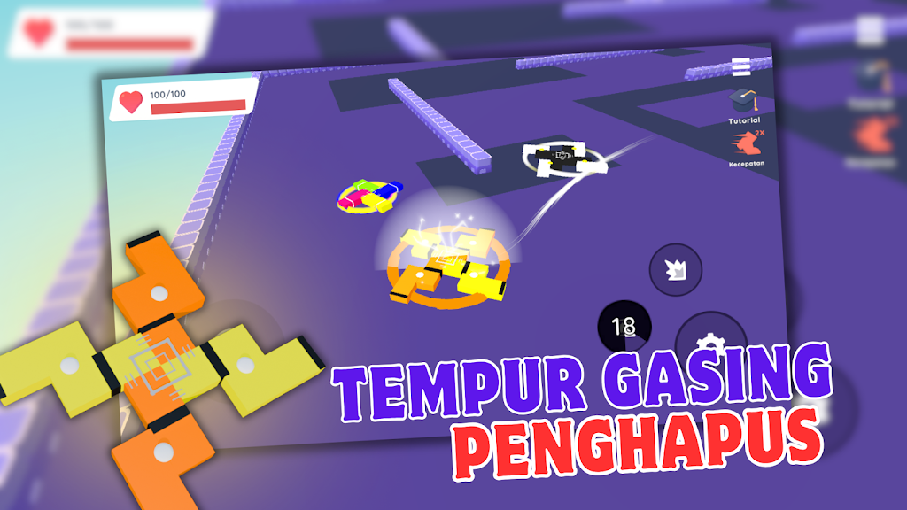 Gasing Penghapus Tempur game banner